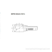 Metric Banjo Fittings 70011